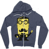 mr. fancypants Zipper Hoodie