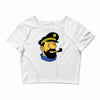 captain haddock tintin cartoon comic Crop Top