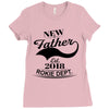 New Father 2018 Rokie Dept. Ladies Fitted T-Shirt