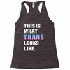 This is What Trans Looks Like Racerback Tank