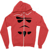 bad face Zipper Hoodie