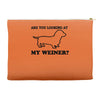 are you looking at my weiner t shirt funny dog wiener dachshund s m l Accessory Pouches
