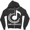 music3 Zipper Hoodie
