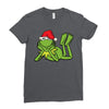 kermit christmas Ladies Fitted T-Shirt