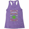 smoke weed every christmas Racerback Tank