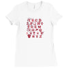 pop alphabet Ladies Fitted T-Shirt