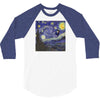 tardis starry night 3/4 Sleeve Shirt