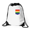 LGBT Pocket Rainbow Colors Drawstring Bags