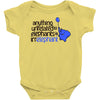 anything unrelated elephants Baby Bodysuit