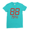 back to the future movie inspired tshirt Ladies Fitted T-Shirt
