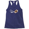 football infinity love Racerback Tank