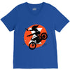 black attack V-Neck Tee