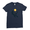 Night Think Ladies Fitted T-Shirt