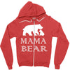 mama bear Zipper Hoodie