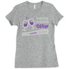 good wine good friends Ladies Fitted T-Shirt