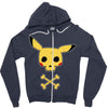 pikachu football dead Zipper Hoodie