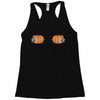 pumpkin skull hand Racerback Tank