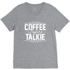 coffee before talkie funny V-Neck Tee