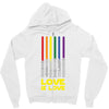 Lightsaber Rainbow - Love Is Love Zipper Hoodie