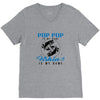 Pop Pop is my Name Fishing Is My Game V-Neck Tee