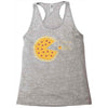 pizza pie chart Racerback Tank