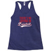 there's no crying in baseball Racerback Tank