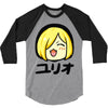 yuri on ice happy 3/4 Sleeve Shirt