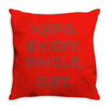 naps every day girls Throw Pillow