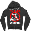 no flex zone arm gym workout Zipper Hoodie