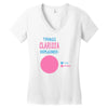 clarissa explained nothing Women's V-Neck T-Shirt