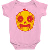 frightened jack o lantern Baby Onesie