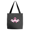 breast cancer survivor pocket Tote Bags