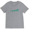 evolution of turtles V-Neck Tee