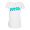 bored Maternity Scoop Neck T-shirt