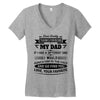 Dear Daddy... Women's V-Neck T-Shirt