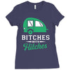 Bitches With Hitches Ladies Fitted T-Shirt
