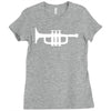 trumpet funny jazz music new Ladies Fitted T-Shirt