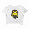 minion jaune Crop Top