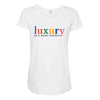 Luxury As A Croad Concept Maternity Scoop Neck T-shirt