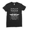 Dungeon Master White Ladies Fitted T-Shirt