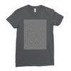 optical illusion skull, ideal gift or birthday present. Ladies Fitted T-Shirt