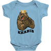 bear khabib Baby Bodysuit