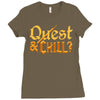 quest &amp; chill Ladies Fitted T-Shirt