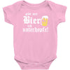 gibt mir bier ich unterhopfe  funny Baby Onesie