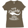 New Daddy 2018 Rokie Dept. Ladies Fitted T-Shirt