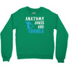 anatomy jokes are cornea Crewneck Sweatshirt