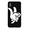 peace sign iPhoneX