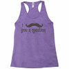 mustache Racerback Tank