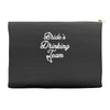bride's drinking team diamond ring bachelorette Accessory Pouches