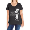pug rescue Ladies Curvy T-Shirt